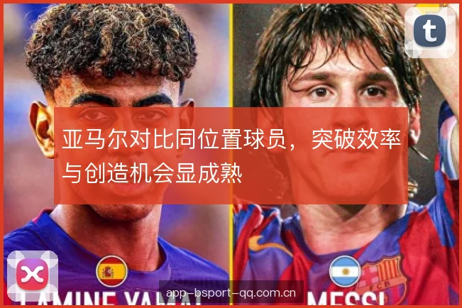 亚马尔对比同位置球员，突破效率与创造机会显成熟